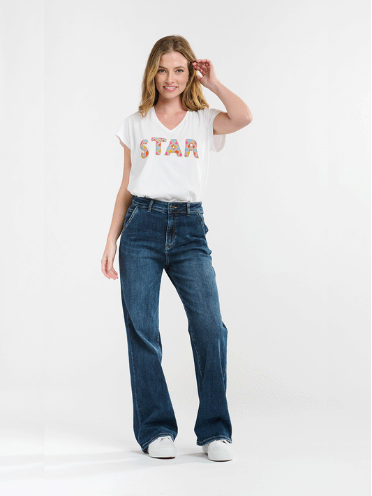 Star T-Shirt - WHITE