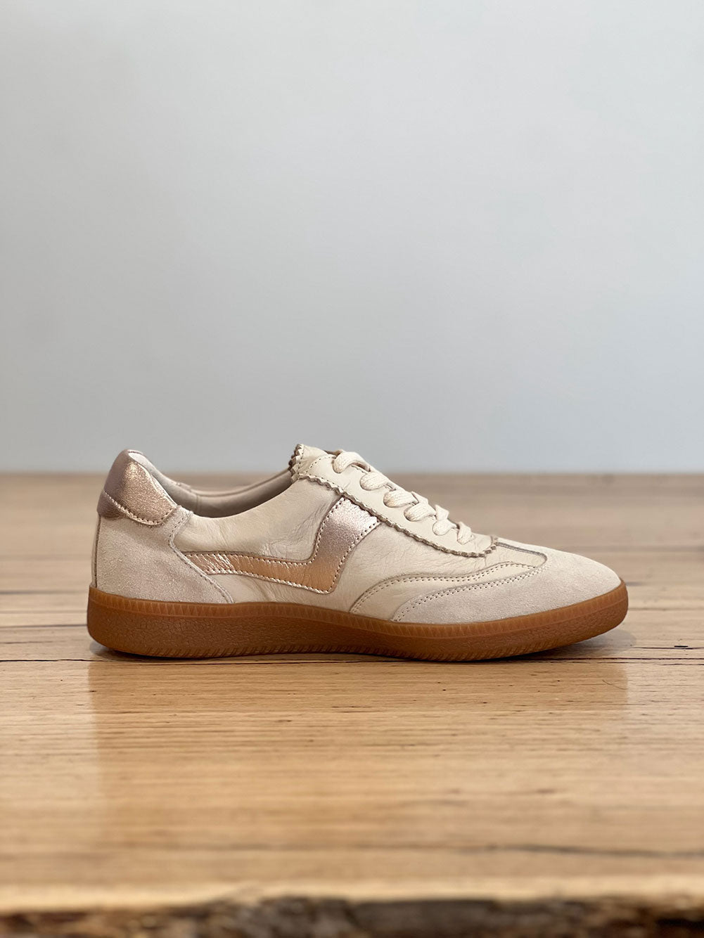 Stevie Suede Sneaker - NUDE