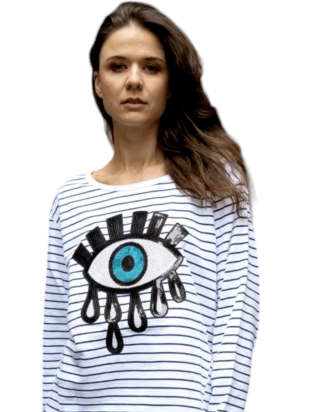 Taylor Sweater - NAVY STRIPE