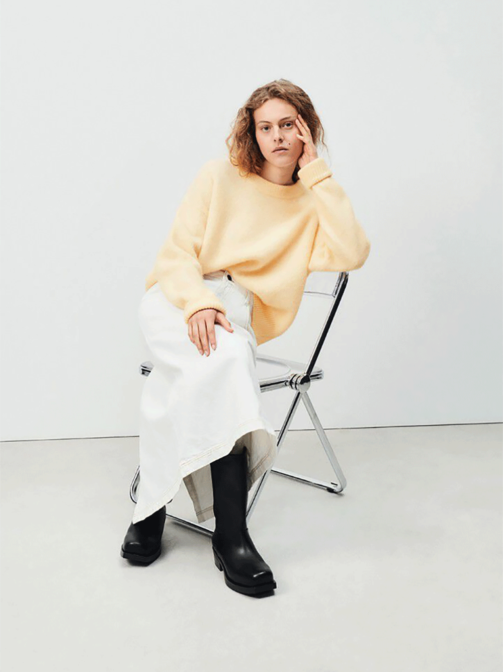 Vitow Sweater - CHEESECAKE MELANGE