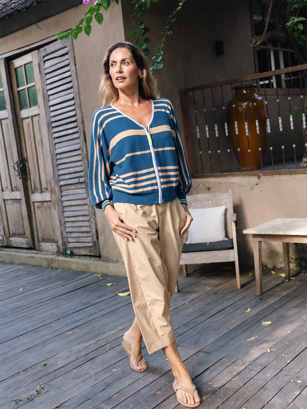 Statement Zip Cardigan - SEA