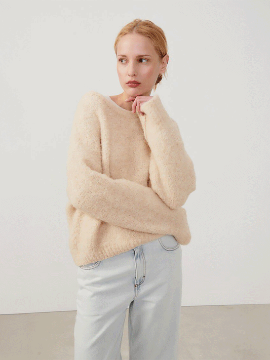 Zolly Sweater - BEIGE MELANGE
