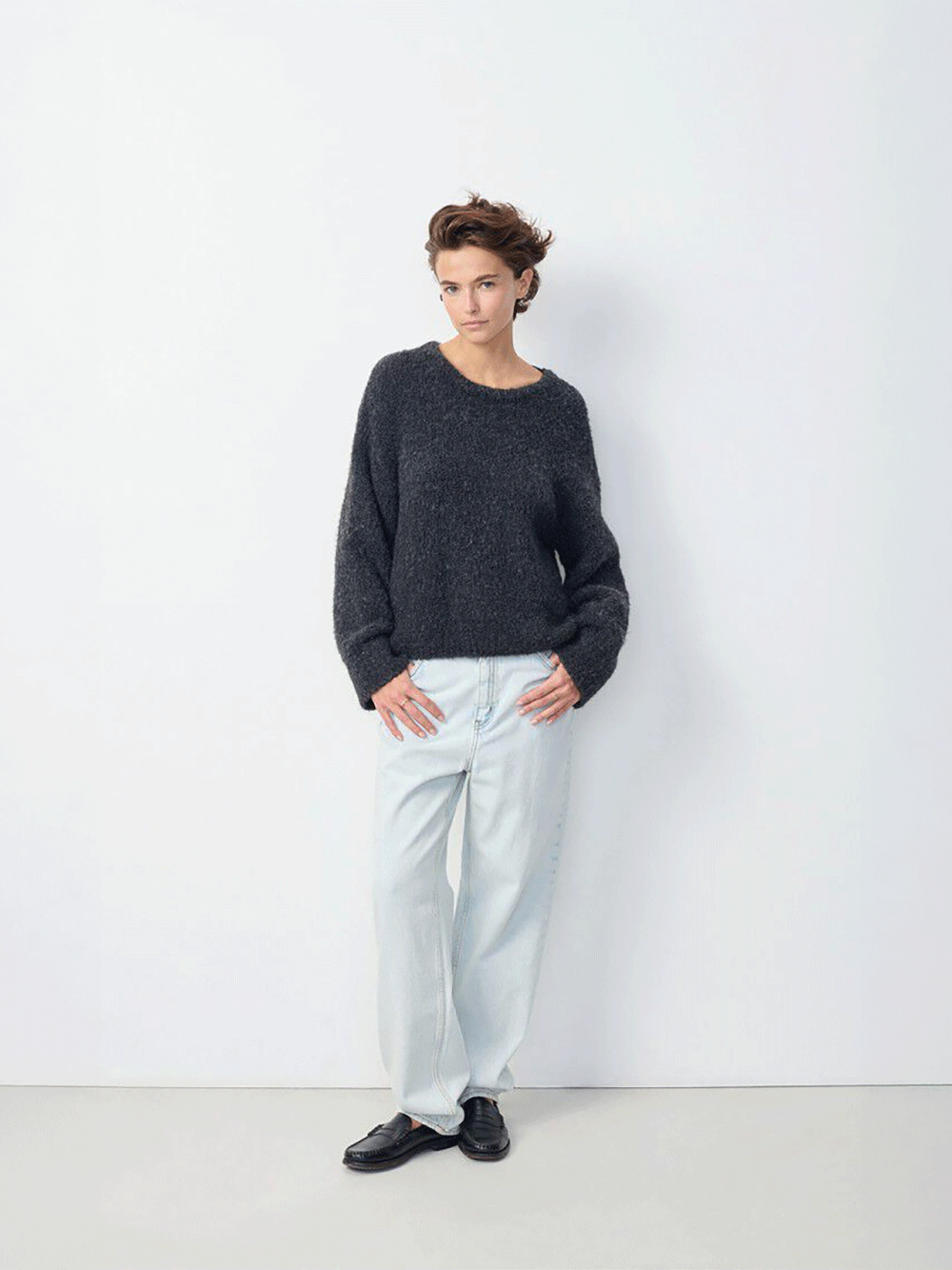 Zolly Sweater - CHARCOAL MELANGE
