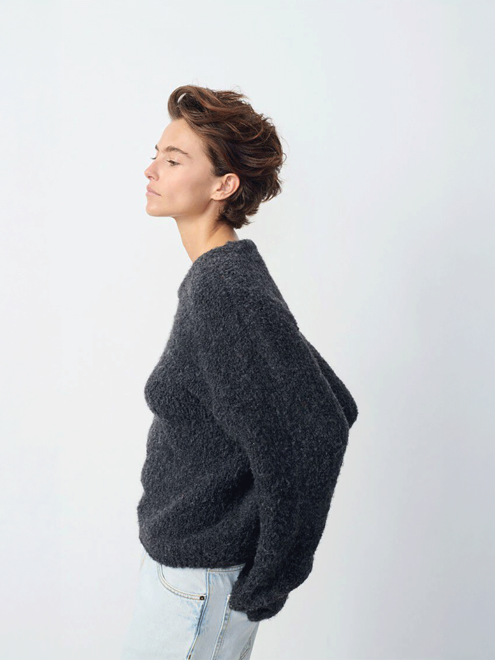 Zolly Sweater - CHARCOAL MELANGE