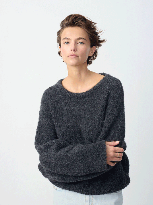 Zolly Sweater - CHARCOAL MELANGE
