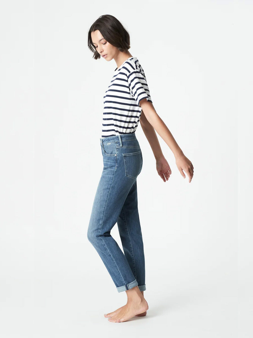 Kathleen Jeans - Light Brushed Feather Blue