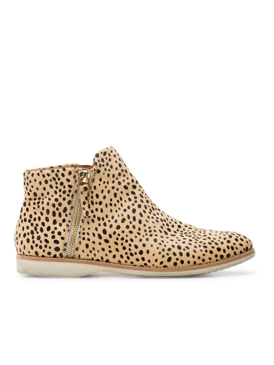 Side Zip Boot - Cheetah