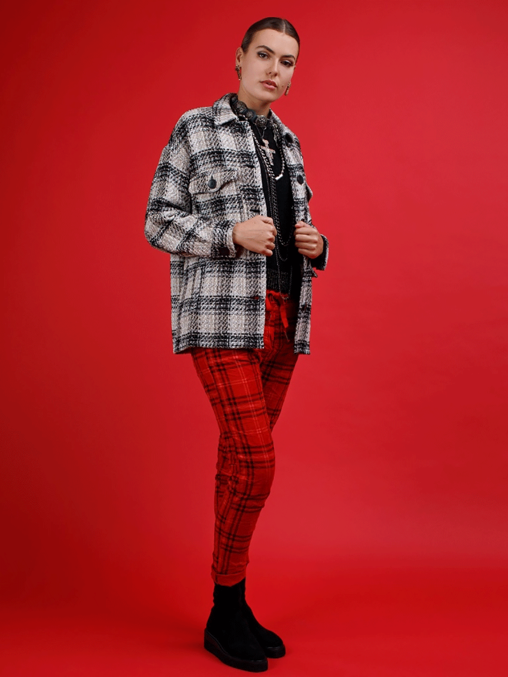 Gabby Check Jacket