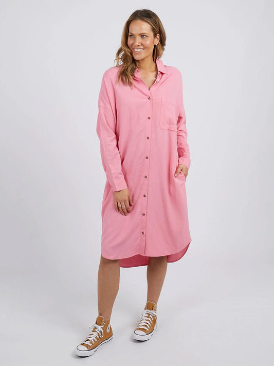 Georgie Shirtdress - PINK