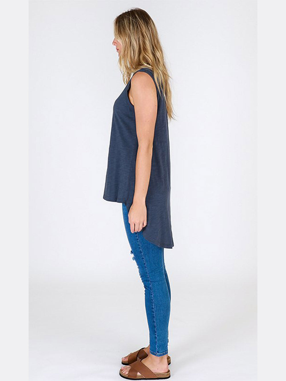 Madison Tank - INDIGO
