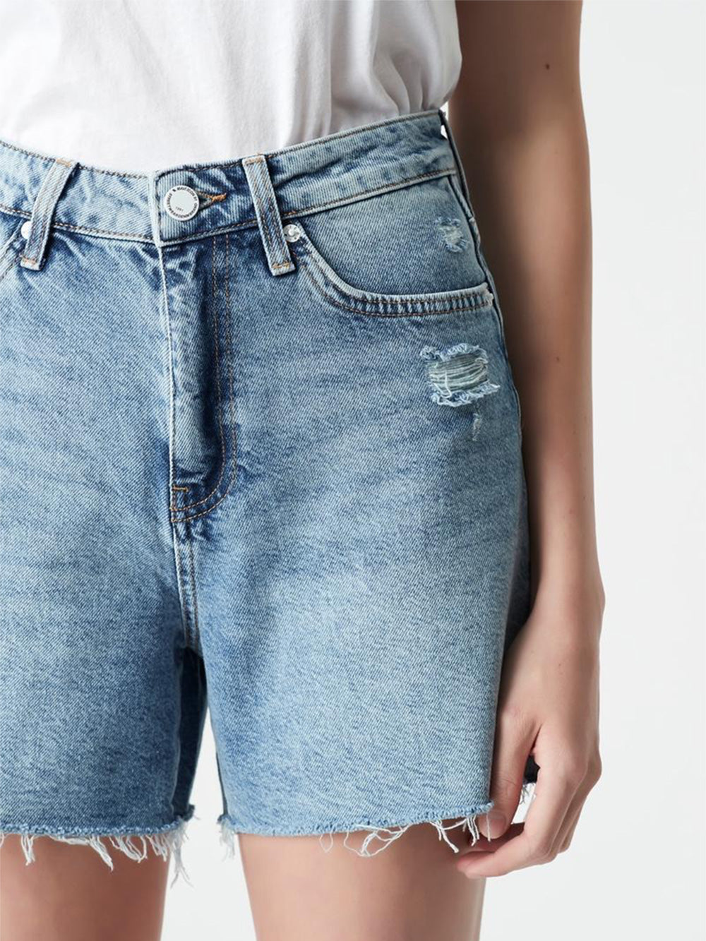 Millie Shaded Icon Denim Shorts