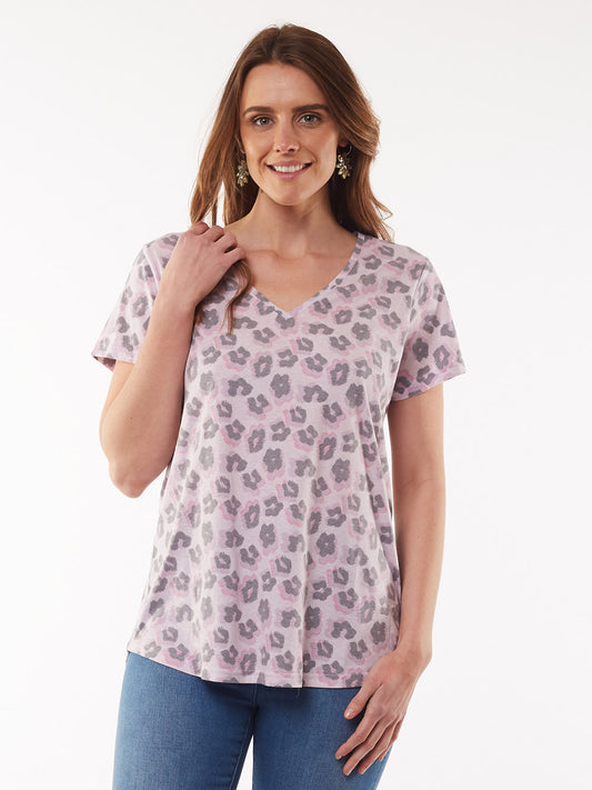 Paige Leopard Tee