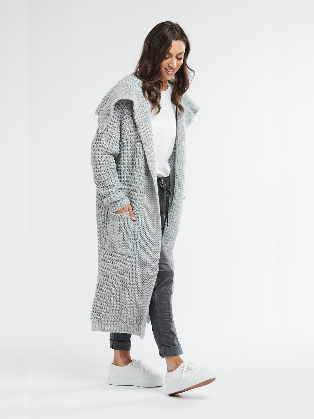 Pearl Cardigan - GREY
