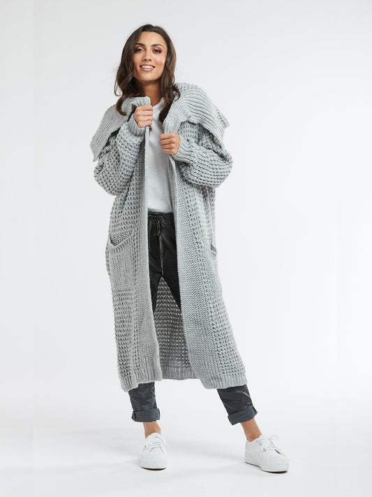 Pearl Cardigan - GREY