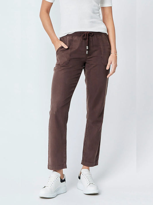Tessini Tencel Pants - BROWN