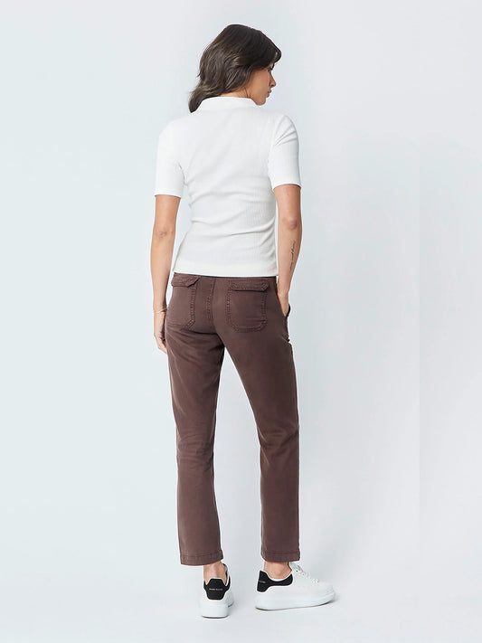 Tessini Tencel Pants - BROWN