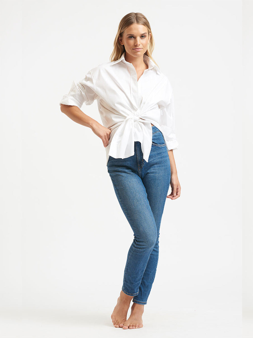 Boyfriend Shirt - WHITE