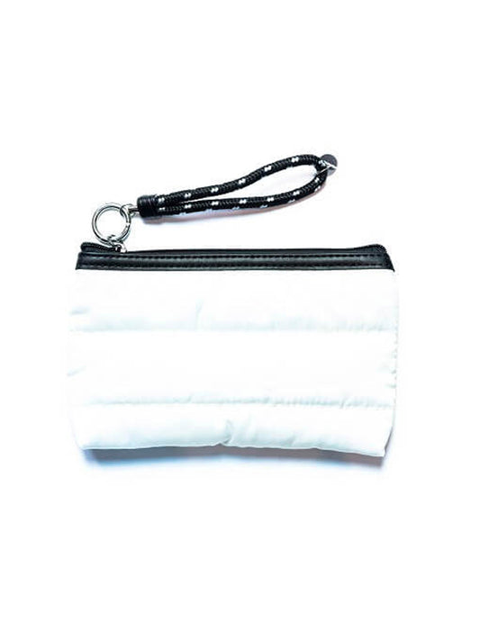 Windsor Puffer Clutch - White